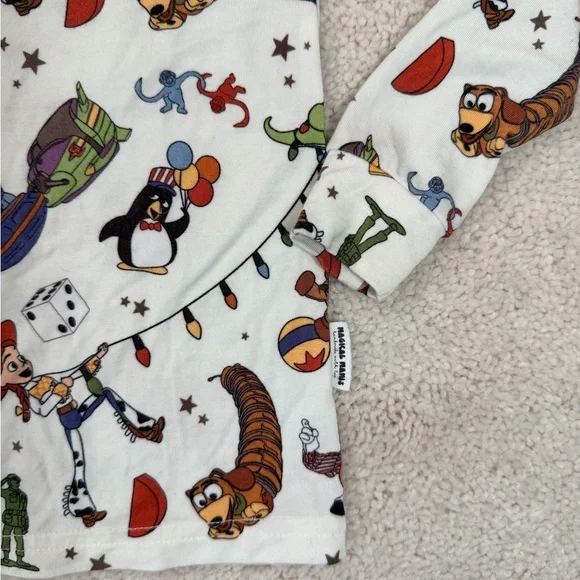 Magical Mamas Disneys Toy Story Kids 2 Piece Long Sleeve Pajama Set - Picture 3 of 9